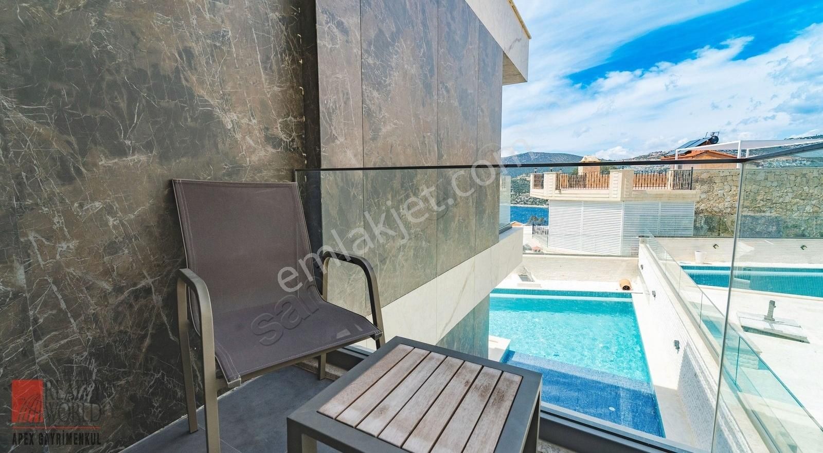 Kalkan Kışla Mevki Manzaralı Lüx İskanlı İkiz Villa Fırsatı - Görsel 17