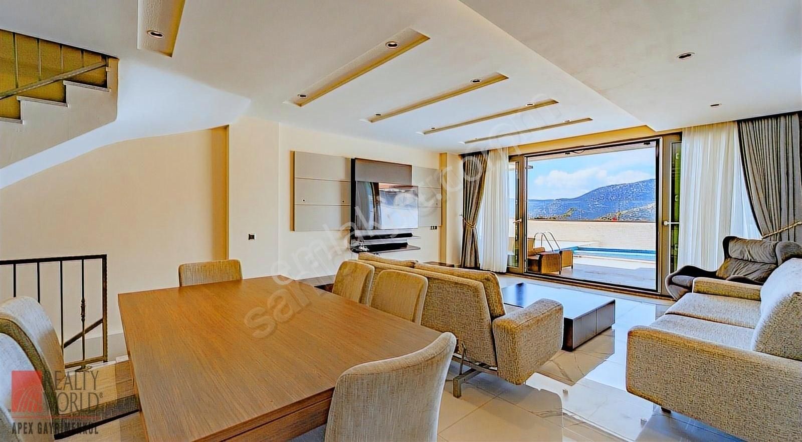 Kalkan Kışla'da Deniz Manzaralı, Ultra Lüks Donanımlı Villa - Görsel 25
