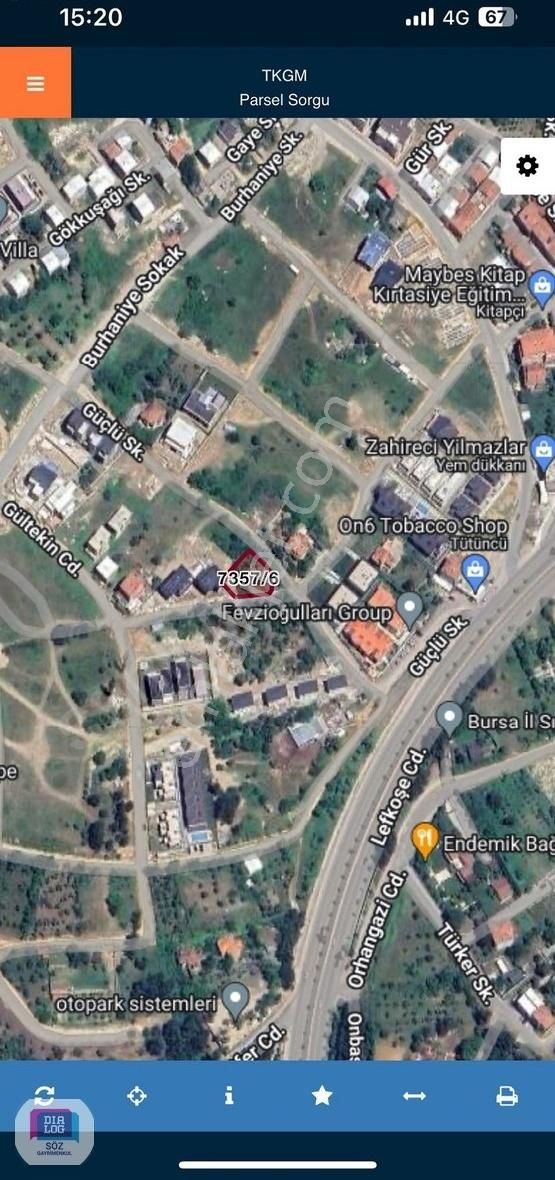 Dialog Söz'den Nilüfer Gümüştepede Satılık Villa Arsası - Görsel 8