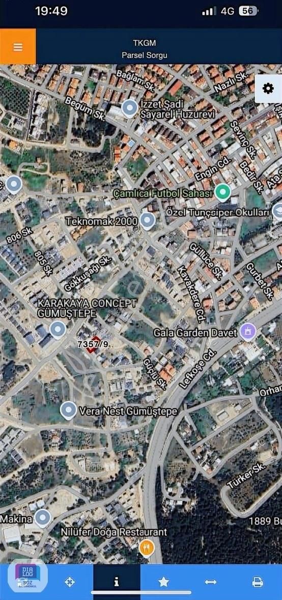 Dialog Söz'den Gümüştepe'de Muhteşem Manzaralı Villa Arsası - Görsel 8