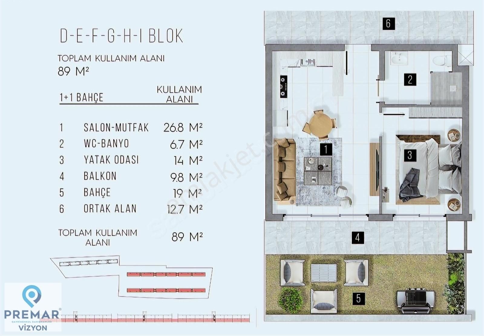 Kıbrıs İskele Bölgesi Aralık 2025 Teslim Tapu Hazır 72 Ay Vade - Görsel 22