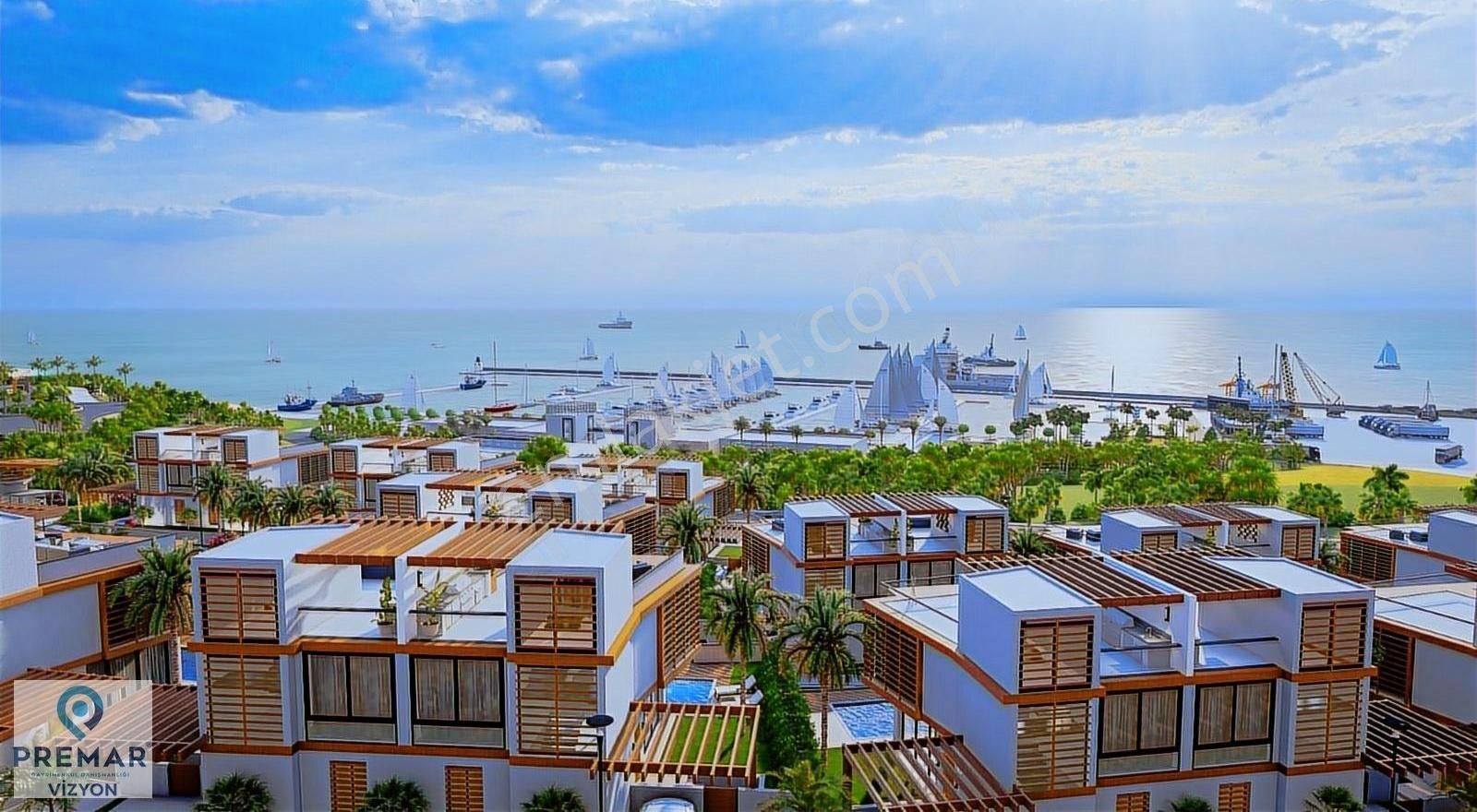 Kıbrıs Marina Ve Deniz Manzaralı Özel Villa Yaşam Projesi %50 Peşin 48 Ay Vade - Görsel 11