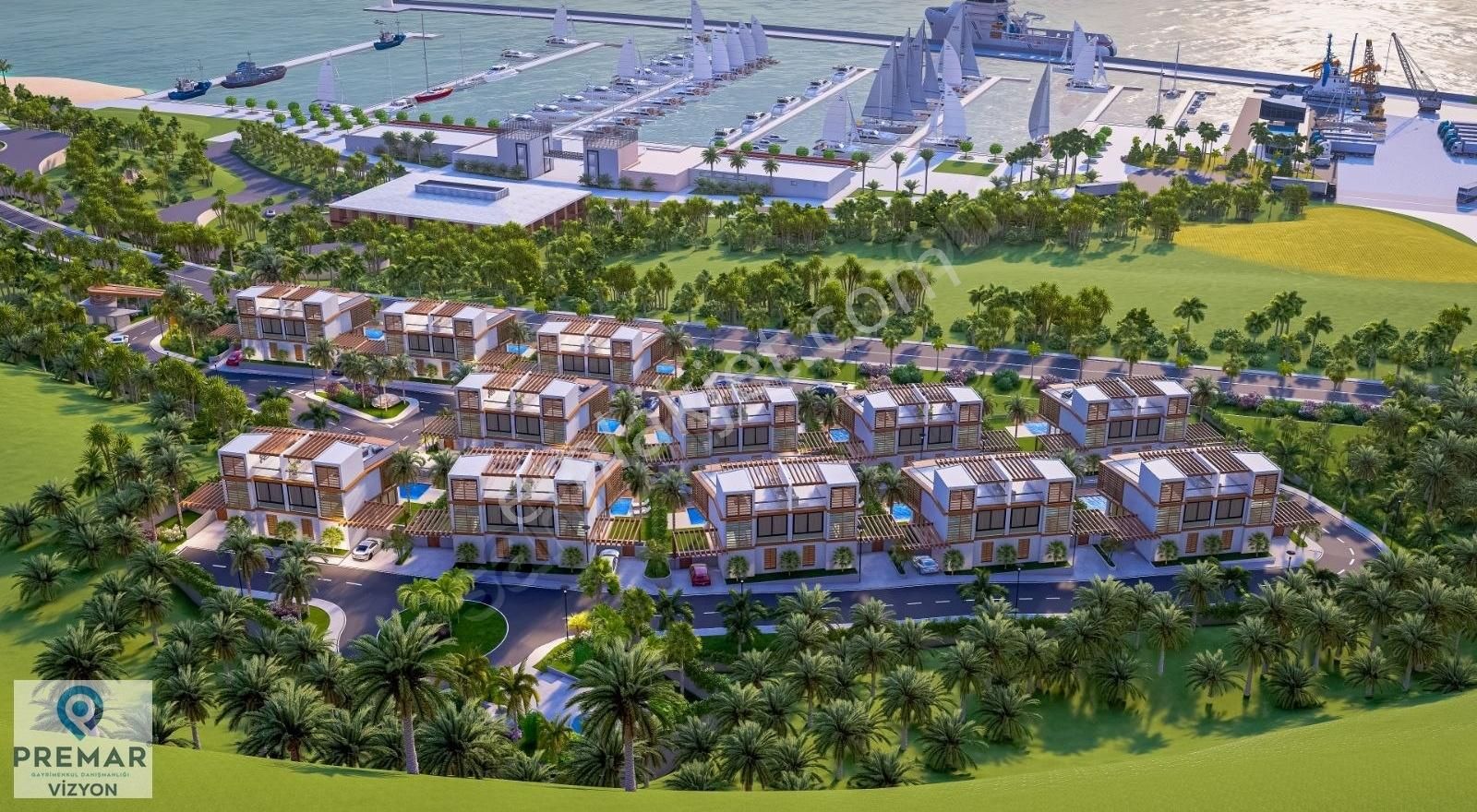 Kıbrıs Marina Ve Deniz Manzaralı Özel Villa Yaşam Projesi %50 Peşin 48 Ay Vade - Görsel 21