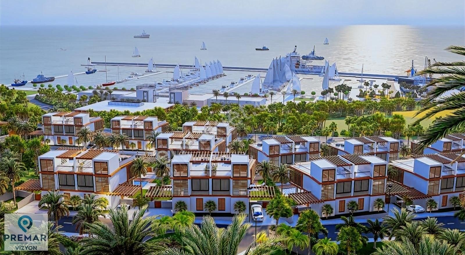 Kıbrıs Marina Ve Deniz Manzaralı Özel Villa Yaşam Projesi %50 Peşin 48 Ay Vade - Görsel 7