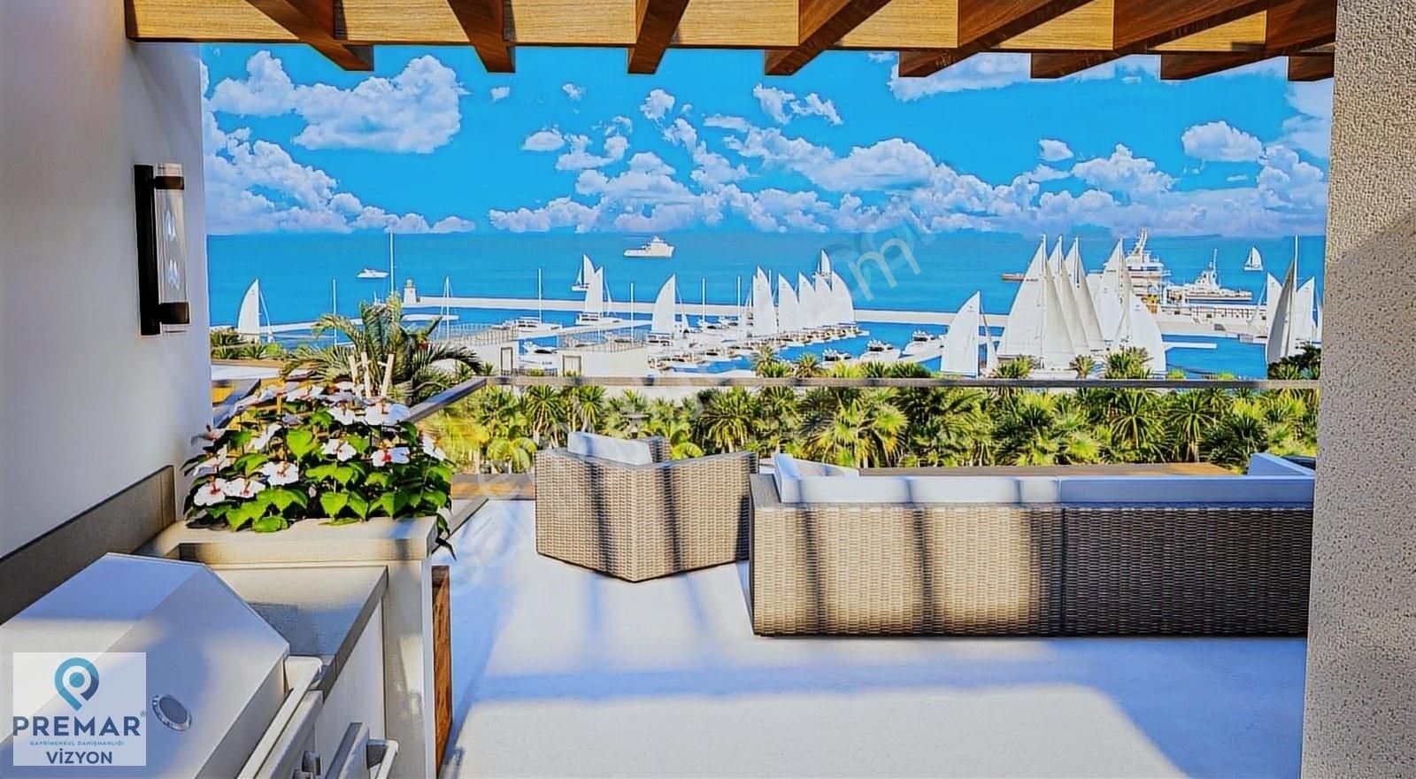 Kıbrıs Marina Ve Deniz Manzaralı Özel Villa Yaşam Projesi %50 Peşin 48 Ay Vade - Görsel 12