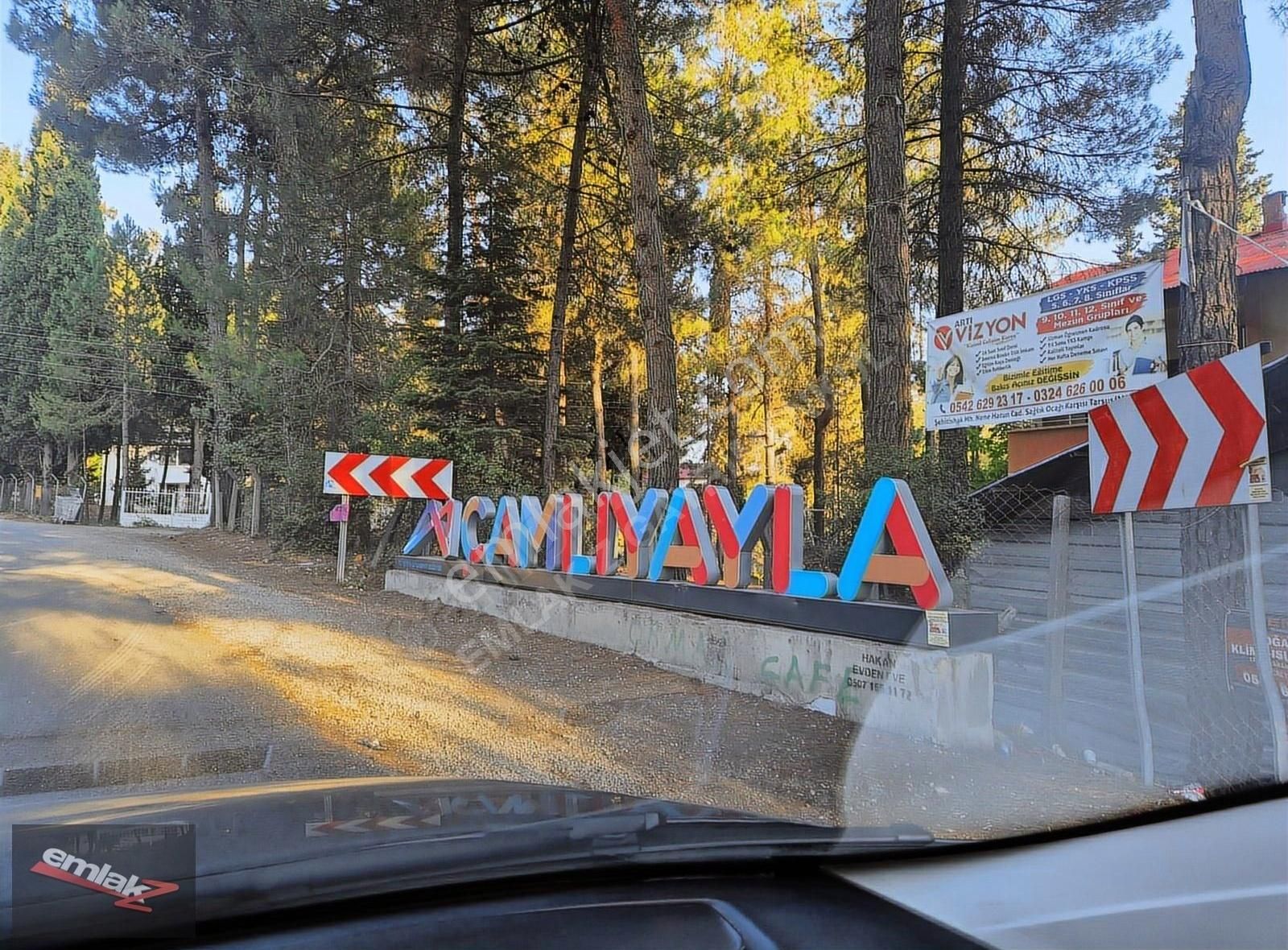 Emlak Z' Den ⫸⫸ Çamlıyayla Belçınarda Satılık Arsa Ve Ev