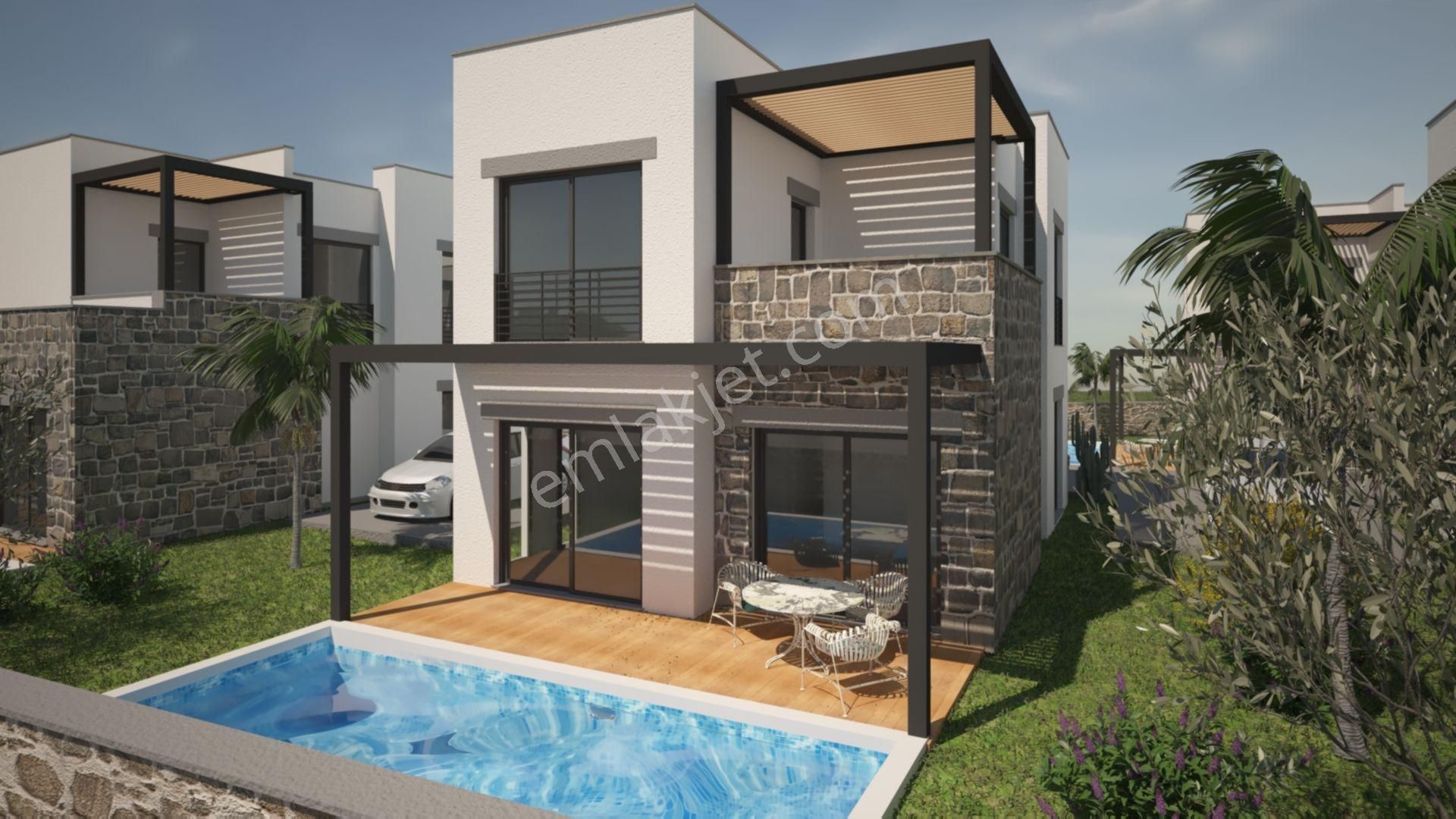 Bodrum Gümüşlük'te %50 Peşin Satılık 3+1 Tam Müstakil Villa - Görsel 2