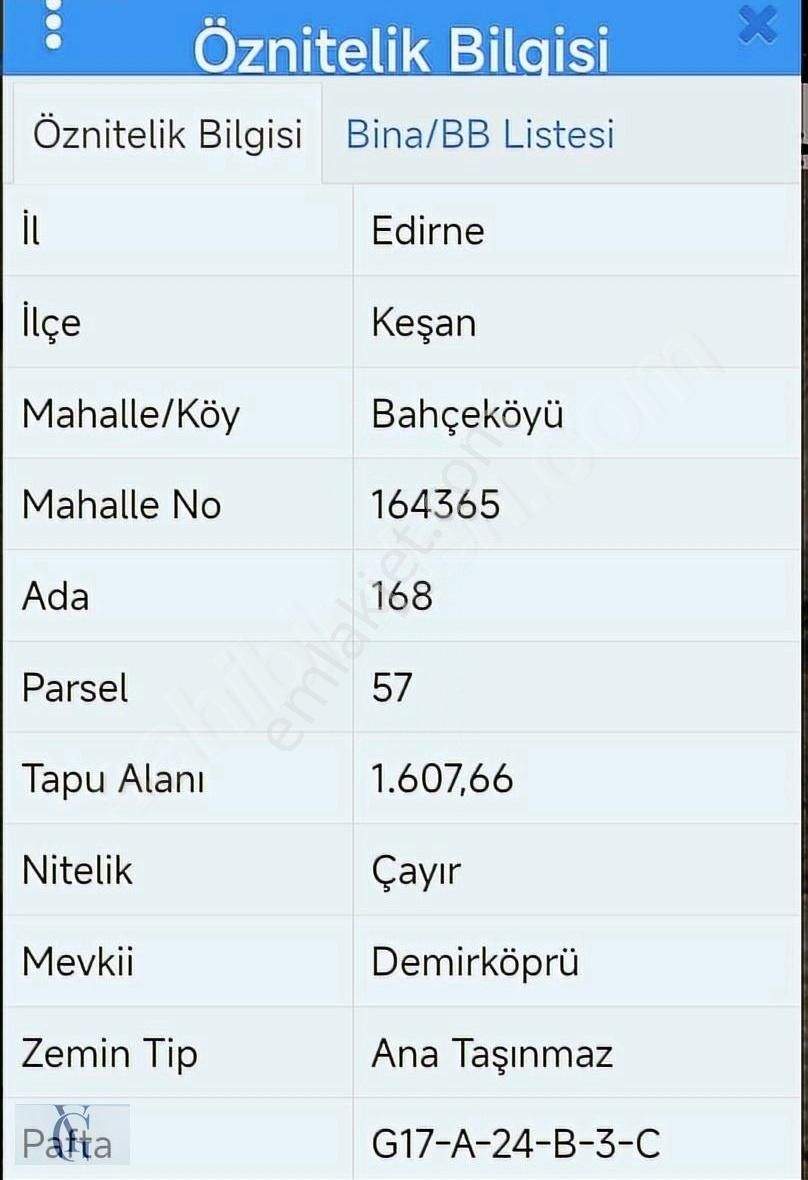 Yatırımlık Arsa