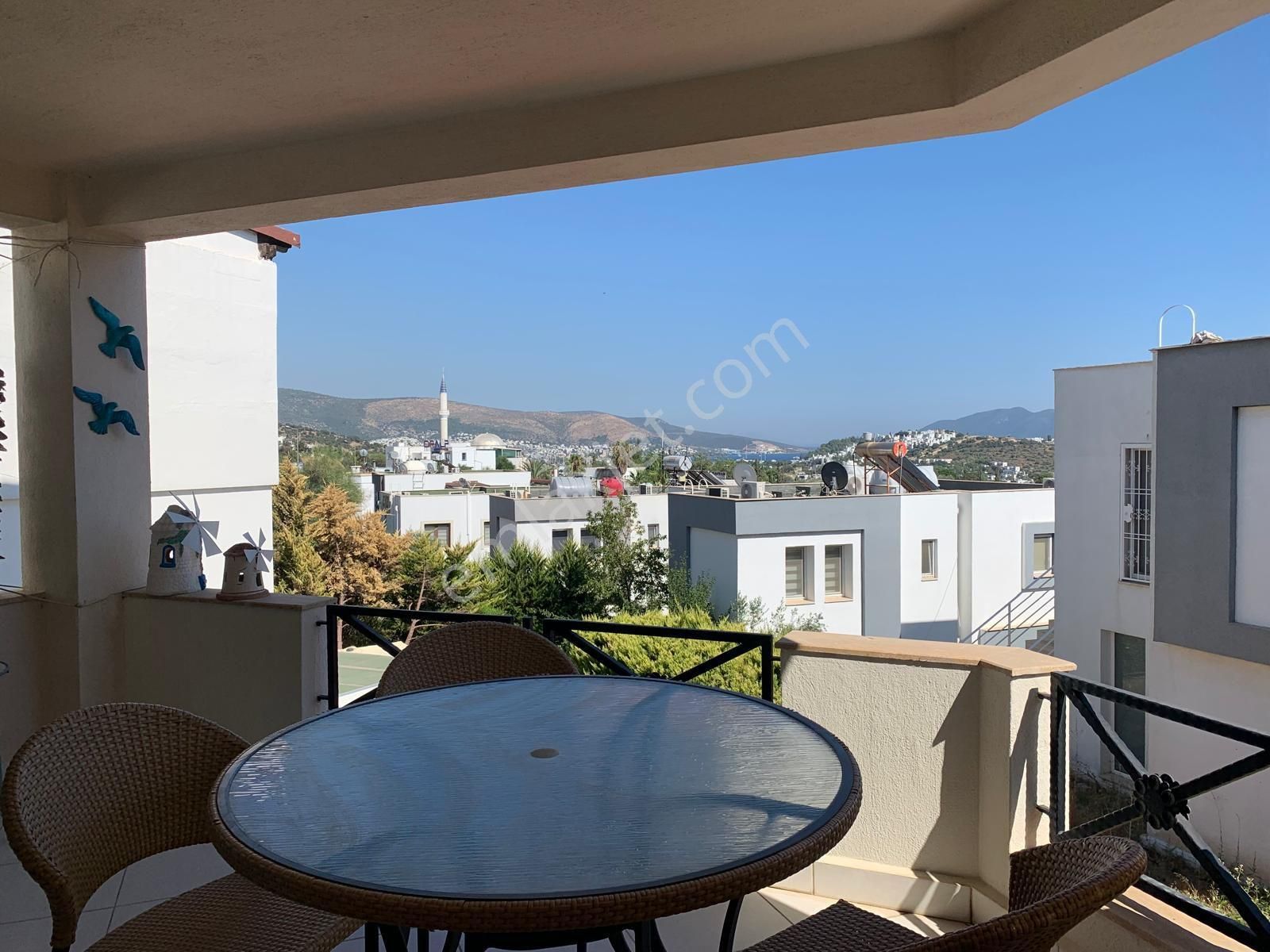 Bodrum Da Cevat Şakir'de Deniz Manzaralı Daire