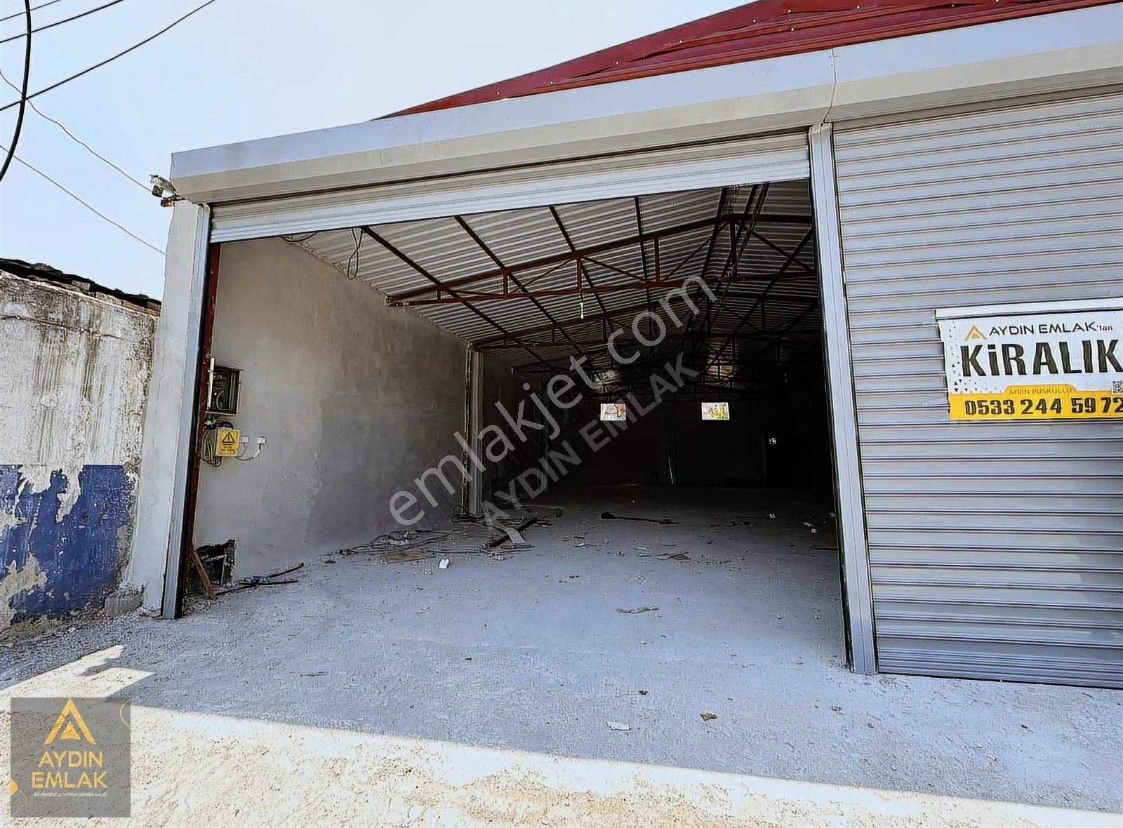 Aydın'dan Çetinkaya Karşısı D400'e Sıfır 220m2 Kiralık Dükkan