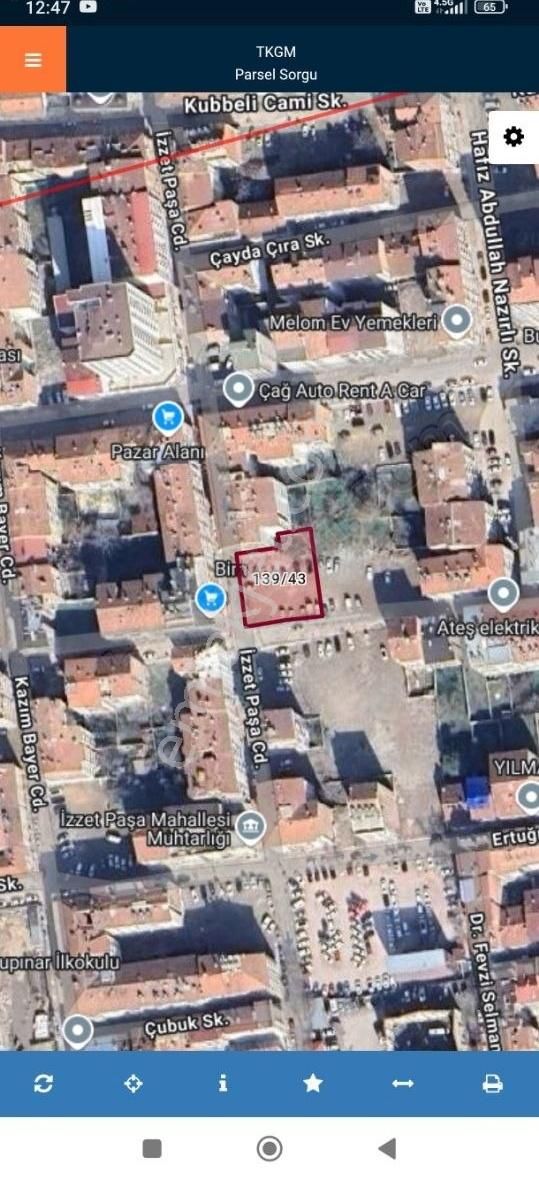 Rızaiye Mahallesi'nde Ana Cadde Üzerinde Satılık Arsa Hissesi