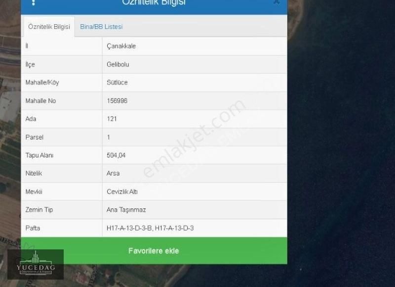 Çanakkale Gelibolu Sütlüce İmarlı Satılık Fırsat Kupon Arsa... - Görsel 8