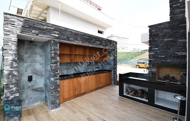 Alanya Kargıcak'ta Full Deniz Manzaralı 3+1 Müstakil Villa - Görsel 4