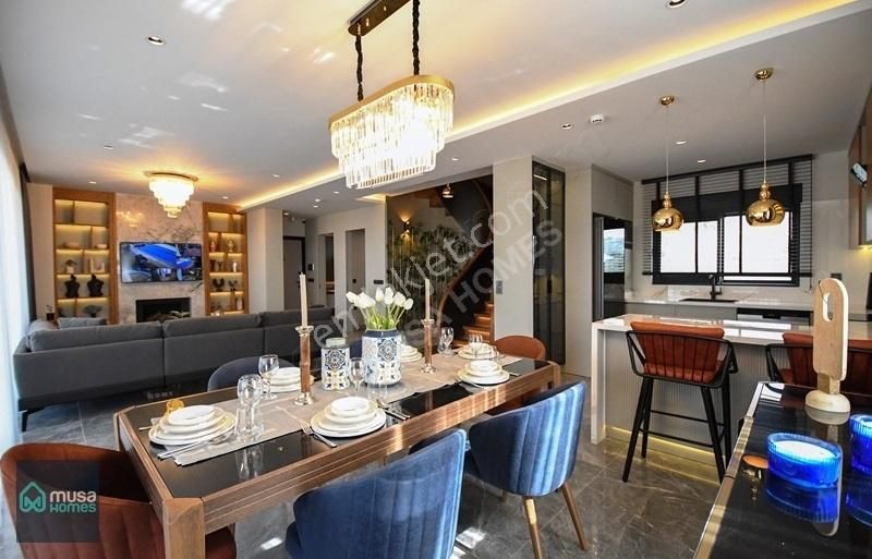 Alanya Kargıcak'ta Full Deniz Manzaralı 3+1 Müstakil Villa - Görsel 3