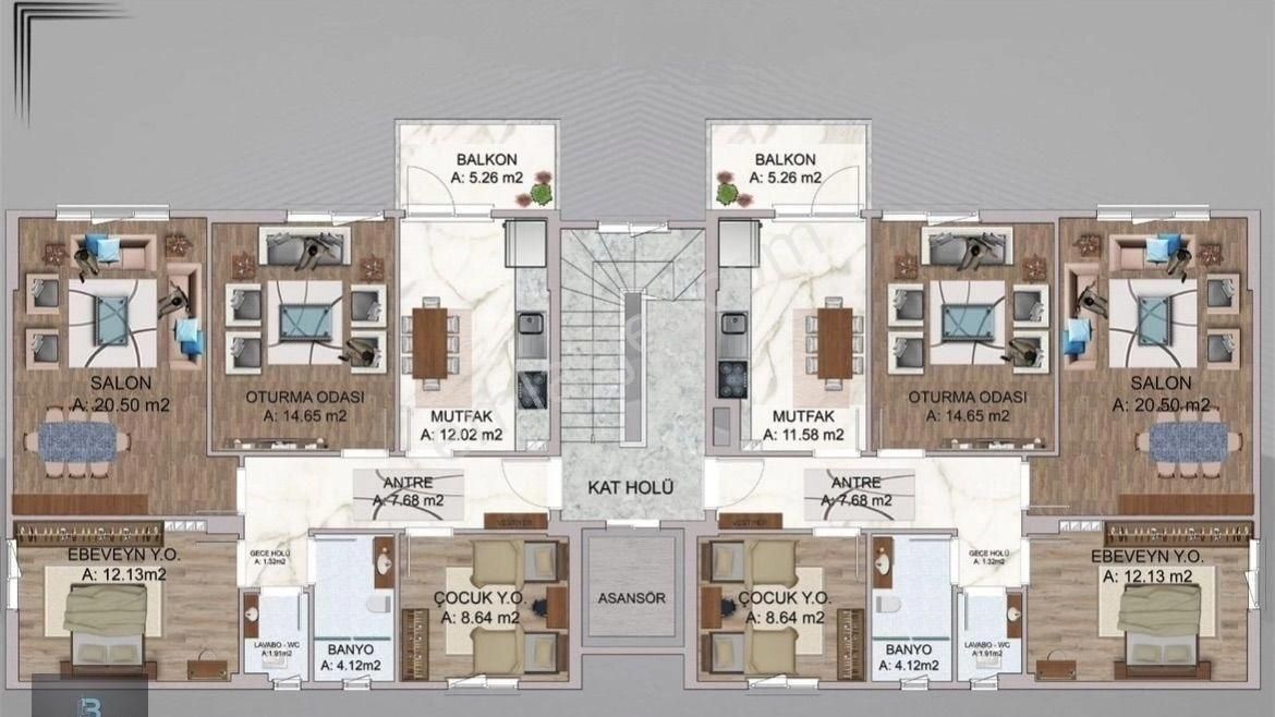 Bostancı Emlak'tan Reşadiye Mah. Topraktan Satılık 3+1 Daireler ( Anahtar Teslim )
