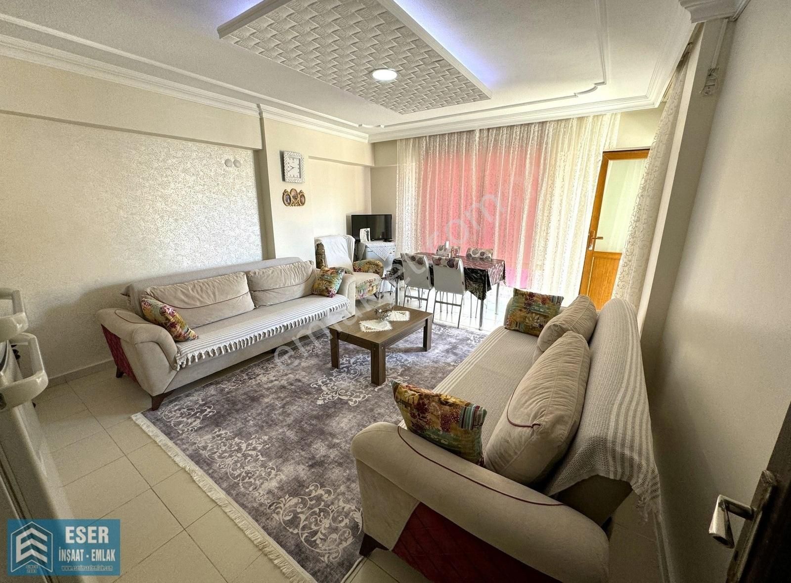 Didim Şehir Merkezinde Ön Cephe Geniş Balkonlu 2+1 Eşyalı Daire - Görsel 21