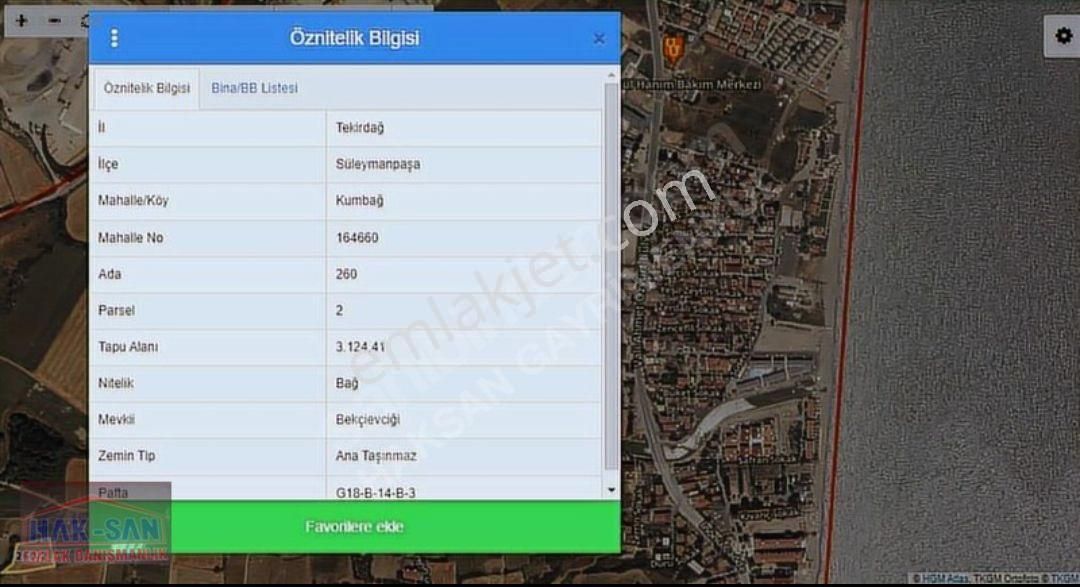 Kumbağ Tokat Sitesinde Yatırımlık 300 M2 Tarla