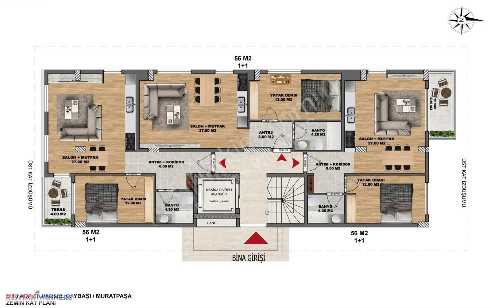 Antalya Şehir Merkezinde Doğu Garajında Yeni Proje 2+1 - Görsel 7