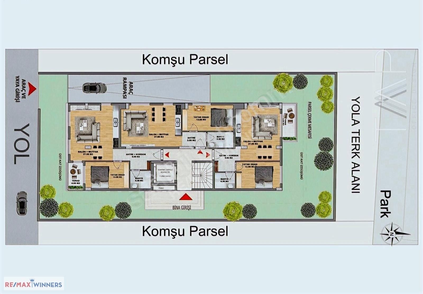 Antalya Şehir Merkezinde Doğu Garajında Yeni Proje 2+1 - Görsel 3