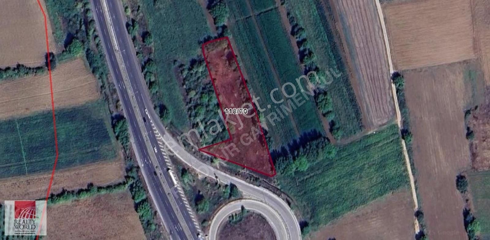 Burak Solmaz'dan Bursa Eskişehir Karayolu Üzeri 4075m² Satılık