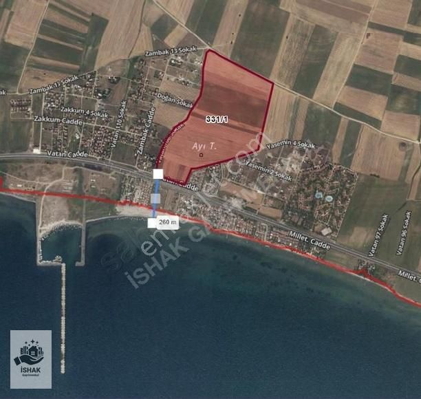 Tekirdağ Marmaraereğlisi Çeşmelide 331,1'de Hisseli Tarla