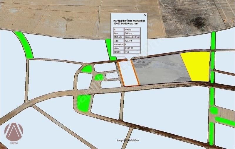 Gölbaşı, Karagedik, Bilkent Çok Katlı Proje İçi Satılık Arsa - Görsel 4