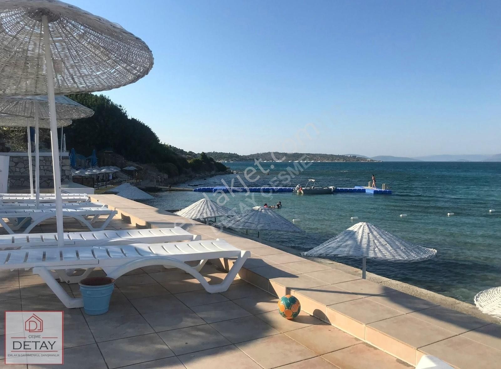Boyalık'ta Denize Sıfır 2+1 Kiralık Tek Kat Müstakil Ev