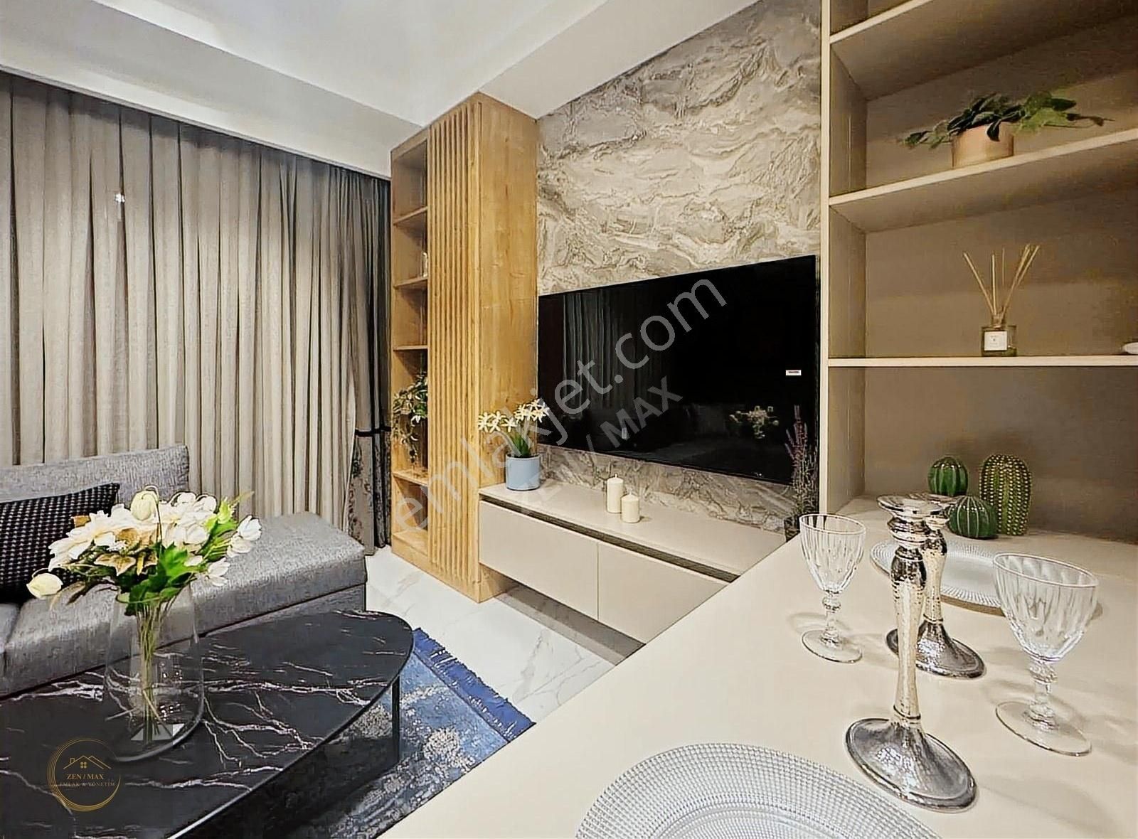 Sarılarda 1+1 Akıllı Rezidans Dairesi/havuz/hamam/sauna/fitness - Görsel 34