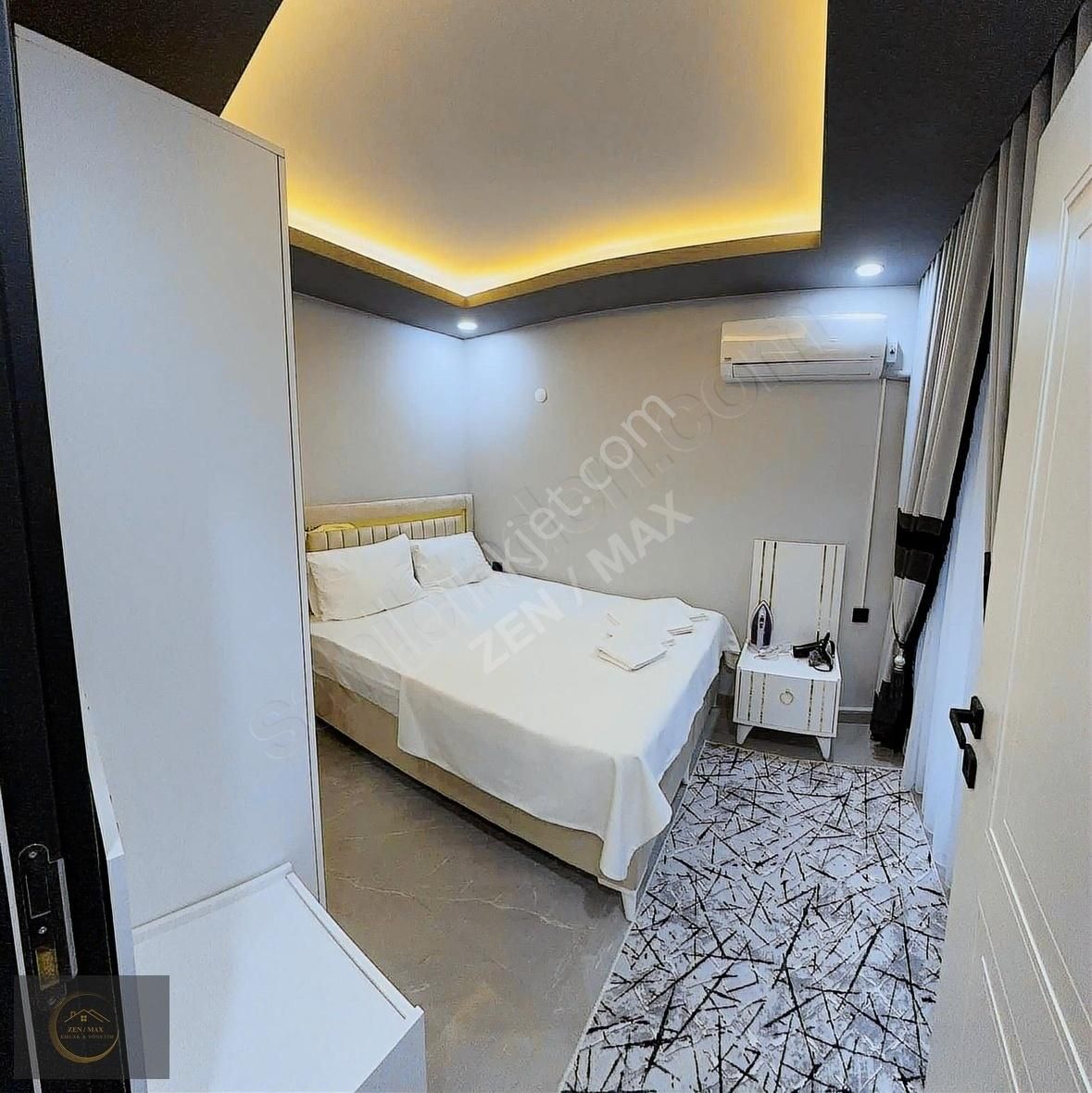 Side'de Site İçinde 1+1 Yenilenmiş Sıfır Satılık Eşyalı Daire - Görsel 19