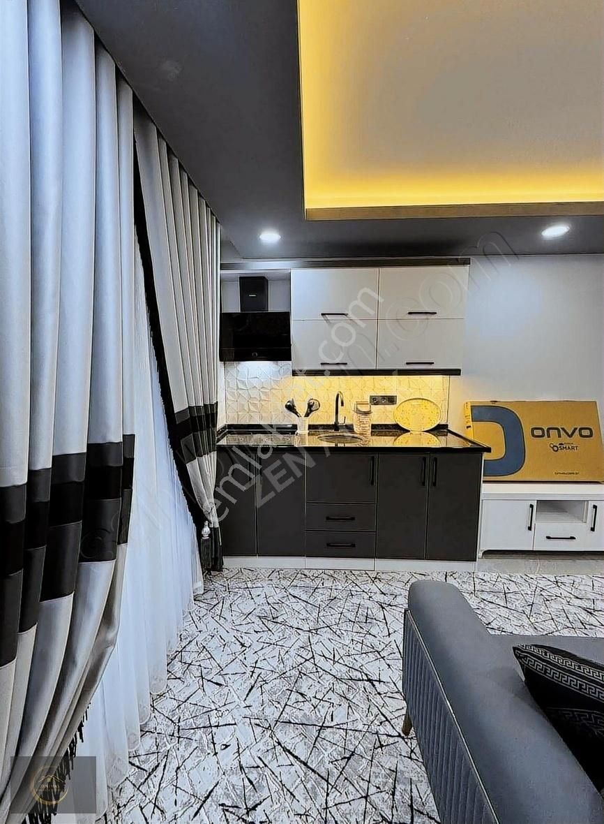 Side'de Site İçinde 1+1 Yenilenmiş Sıfır Satılık Eşyalı Daire - Görsel 3