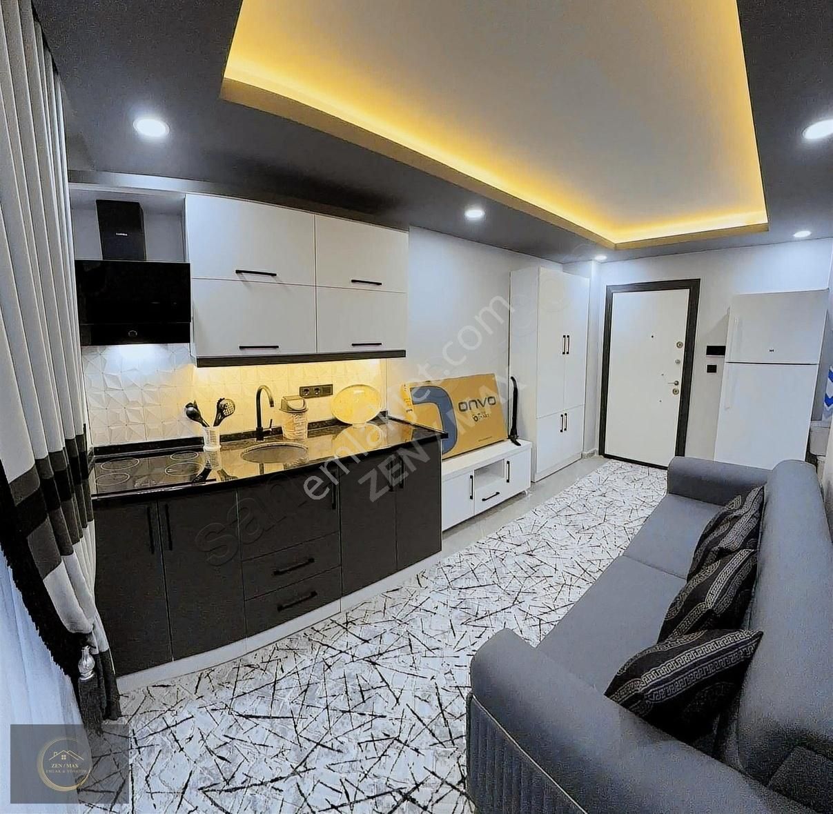 Side'de Site İçinde 1+1 Yenilenmiş Sıfır Satılık Eşyalı Daire - Görsel 21