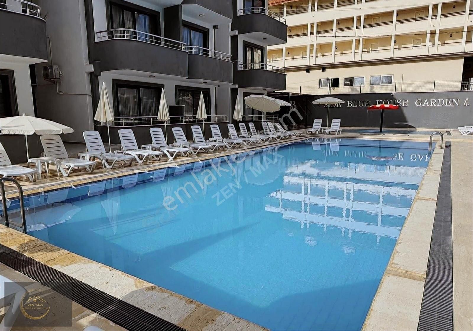 Side'de Site İçi 2+1 Yenilenmiş Havuzlu Eşyalı Amerikan Mutfak - Görsel 12