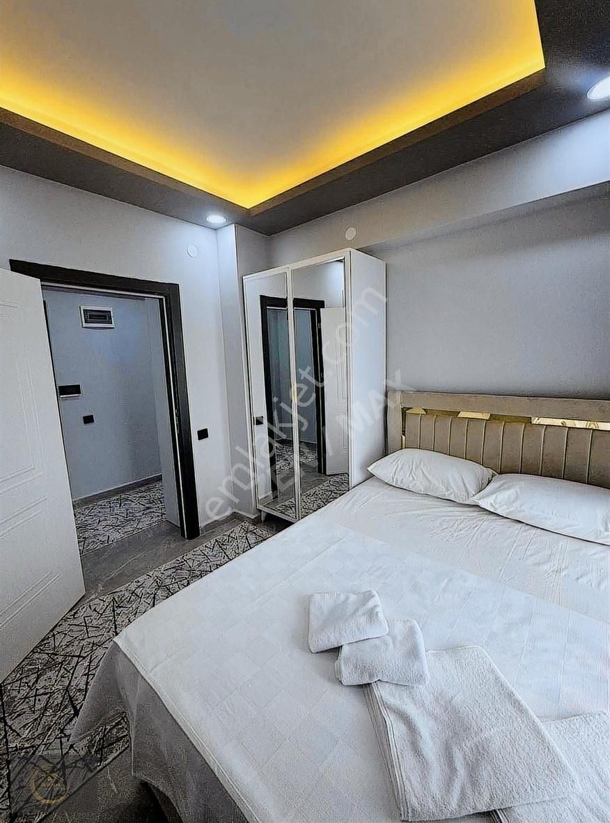 Side'de Site İçi 2+1 Yenilenmiş Havuzlu Eşyalı Amerikan Mutfak - Görsel 13