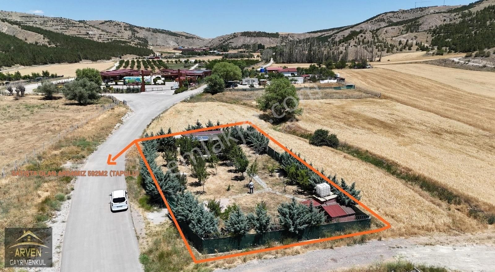 Arven'den Gökçeyurt Mah Tapulu Orman İçinde Elektrik & Su Mevcut