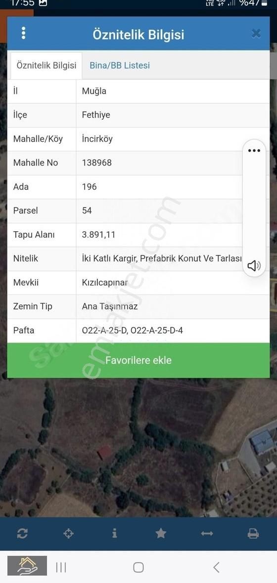 Karlık Gayrimenkulden İncir Köyde Satılık 3891 M2 Tarla - Görsel 5