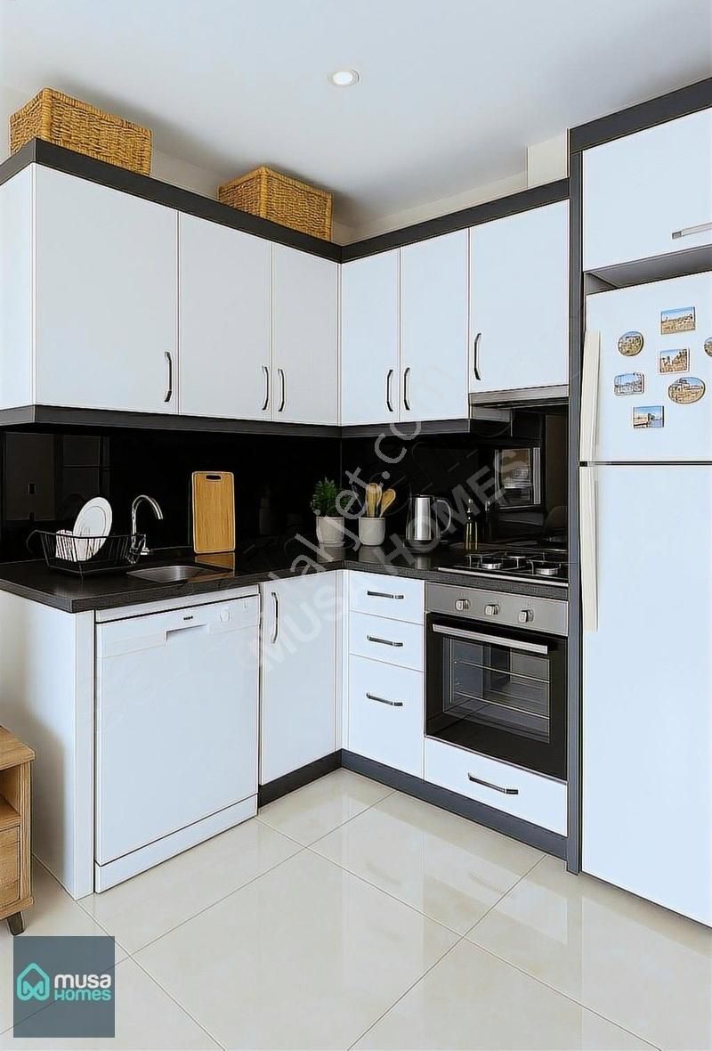 Alanya Saray'da 2+1 Eşyalı Daire: Kleopatraya 500 Metre | Dingin Yaşam - Görsel 2