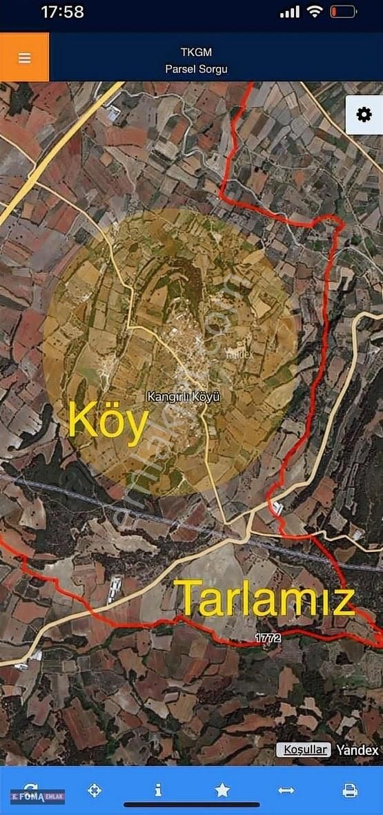 Çanakkele, Lapseki Kangirli Köy. Tek Tapu 2.800 Metre Tarlamız - Görsel 4