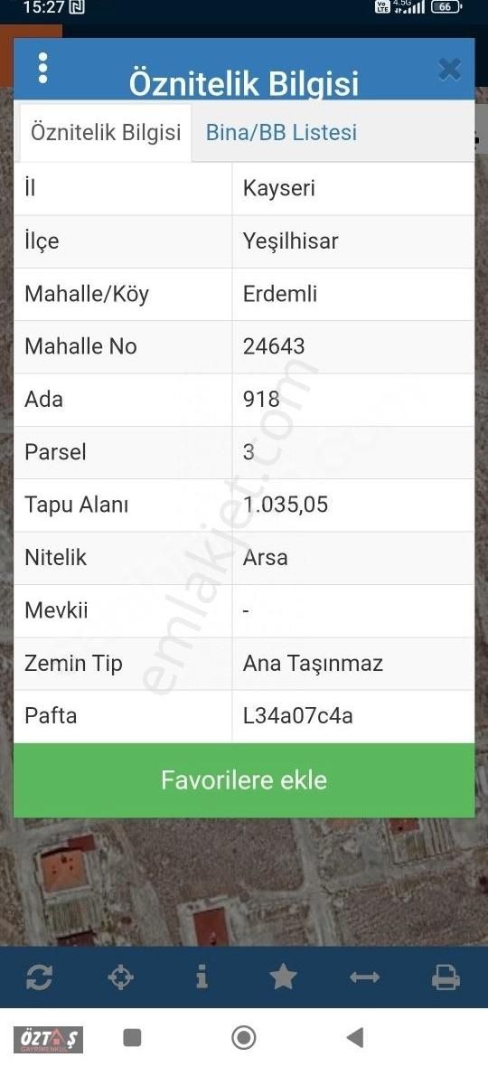 Erdemlide Çok Acill Satılık Villa Arsası
