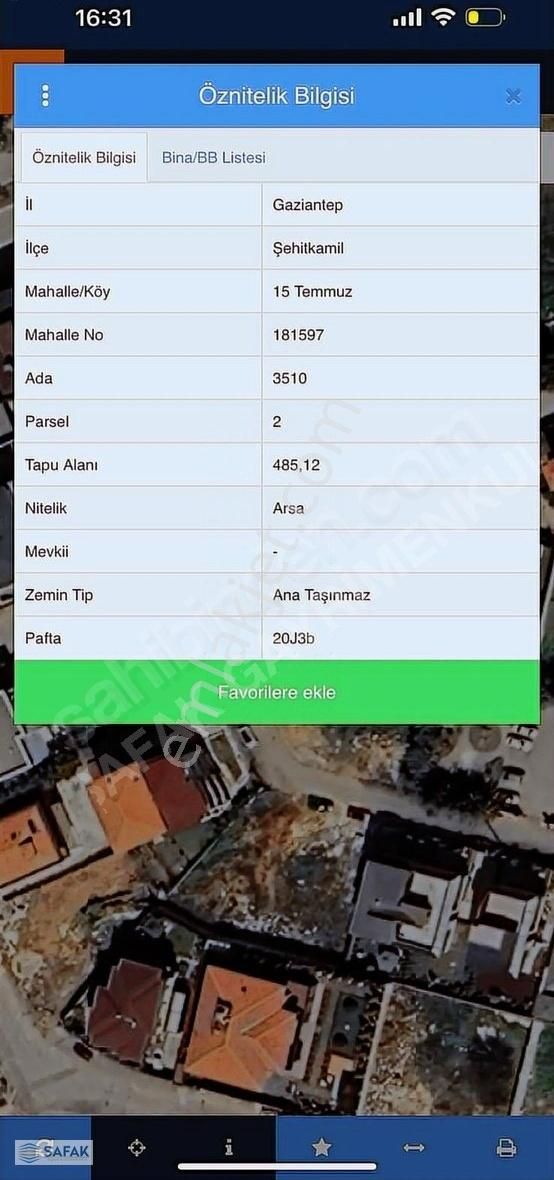 Şafak Tan 15 Temmuzun Kalbinde Tek Yetki Satılık Arsa