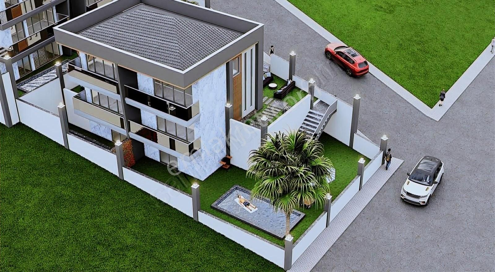 Davutlar Merkezde 6 Villalık Doğa Manzaralı Arsa - Görsel 9