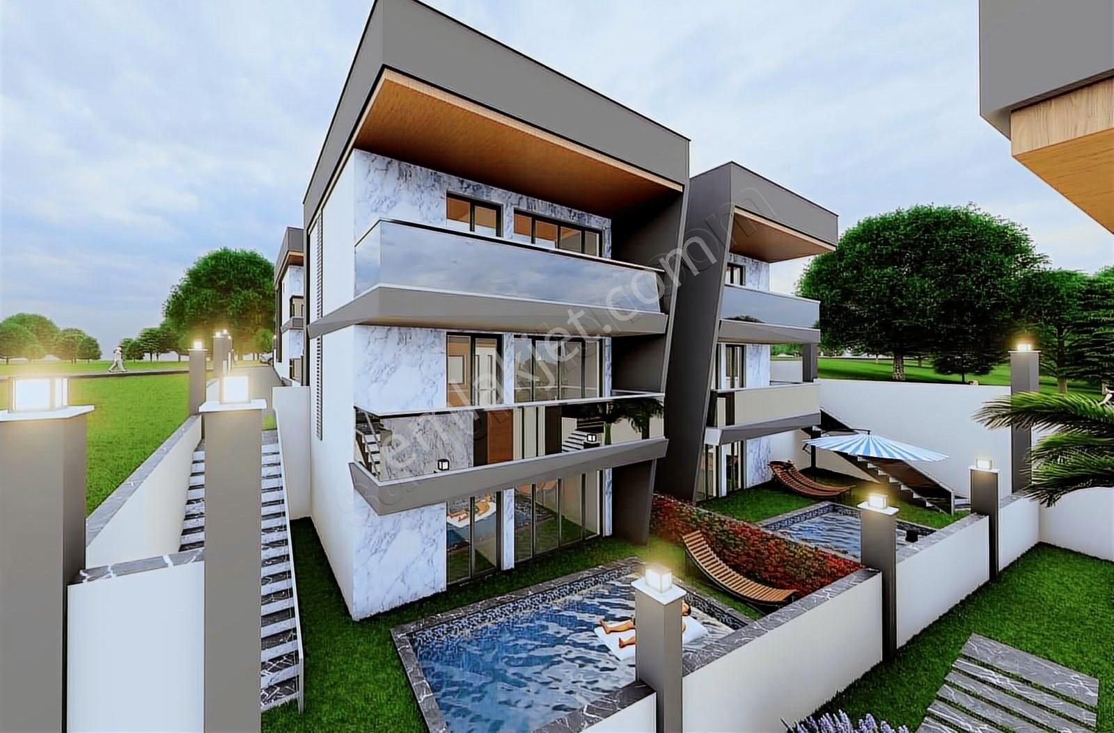 Davutlar Merkezde 6 Villalık Doğa Manzaralı Arsa - Görsel 10