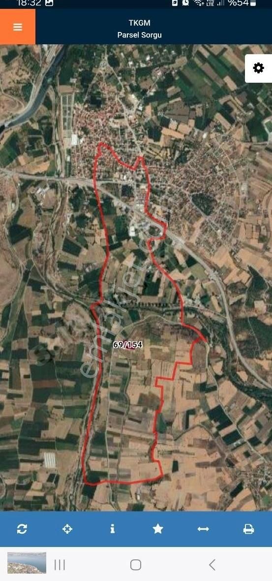 Balıkesir Kepsut'ta 5.281 M² Manzaralı Tarla - İmara 1.3 Km!