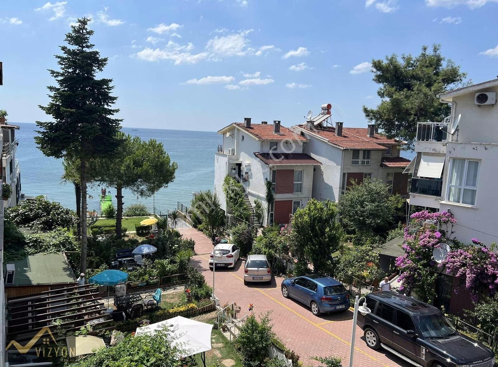 Vizyon'dan Denize Sıfır Site İçerisin'de Full Deniz Man Daire