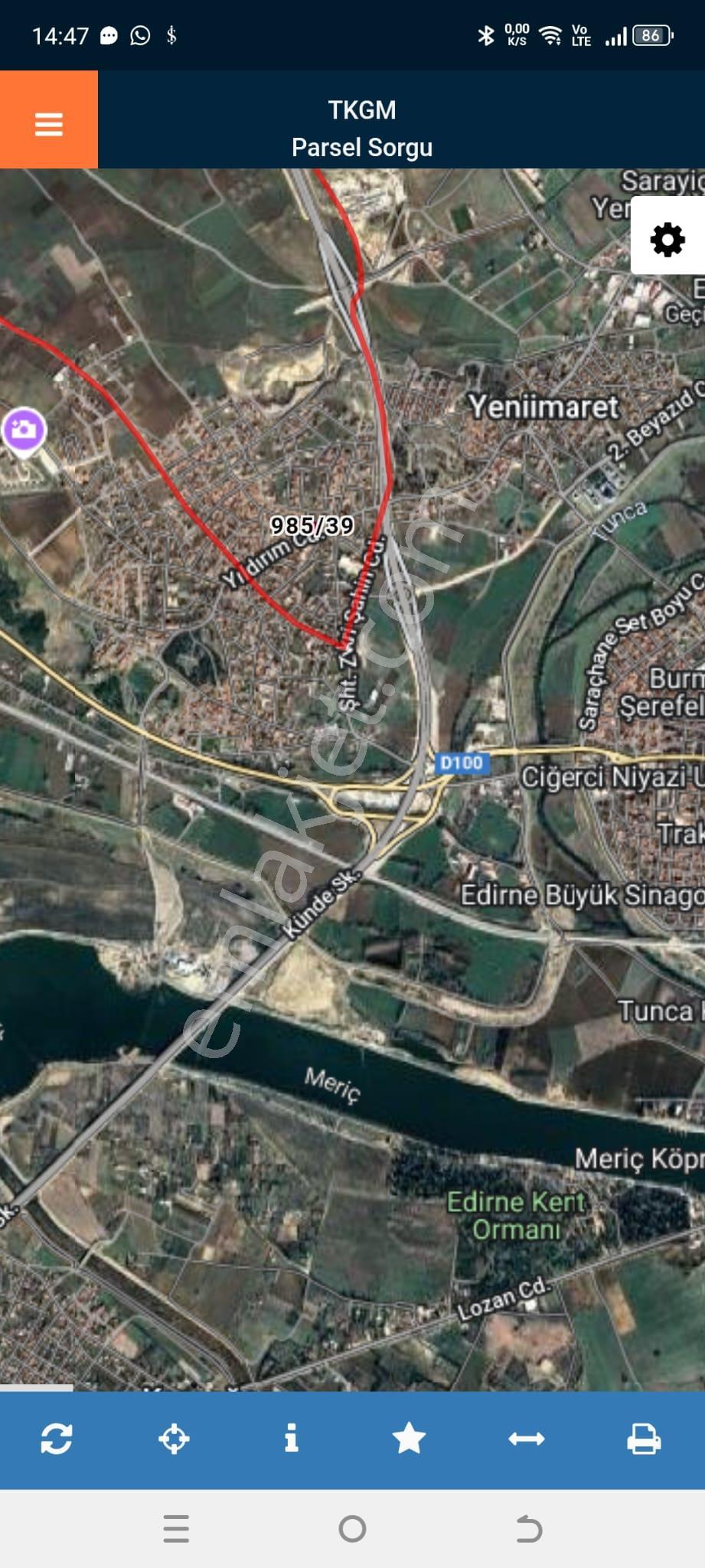 Edirne Merkez Yıldırım Hacı Sarrafta Cadde Üstü Satılık Arsa - Görsel 5