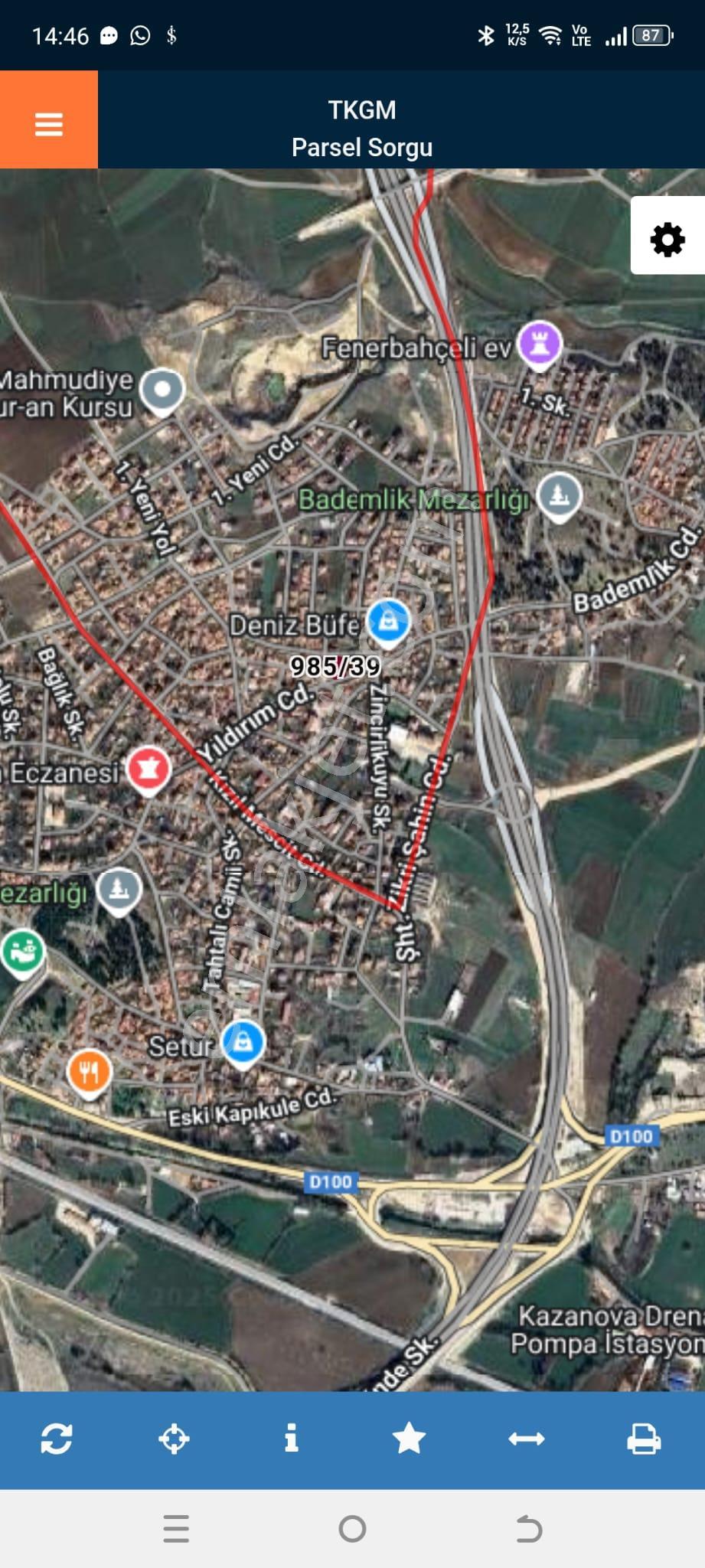 Edirne Merkez Yıldırım Hacı Sarrafta Cadde Üstü Satılık Arsa - Görsel 2