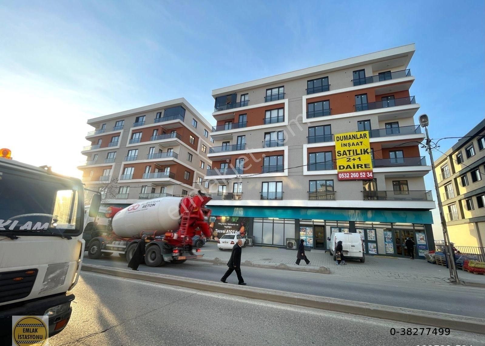 Dumanlar İnşaattan Satılık Sıfır 2+1 Oturuma Hazır Balkonlu Daireler.