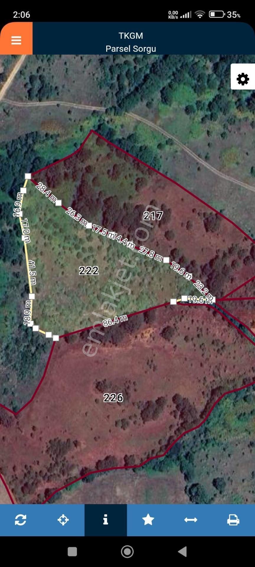 Doğaca Köyü 7000 M2 Yatırımlık Tarla Çan Çanakkale - Görsel 5
