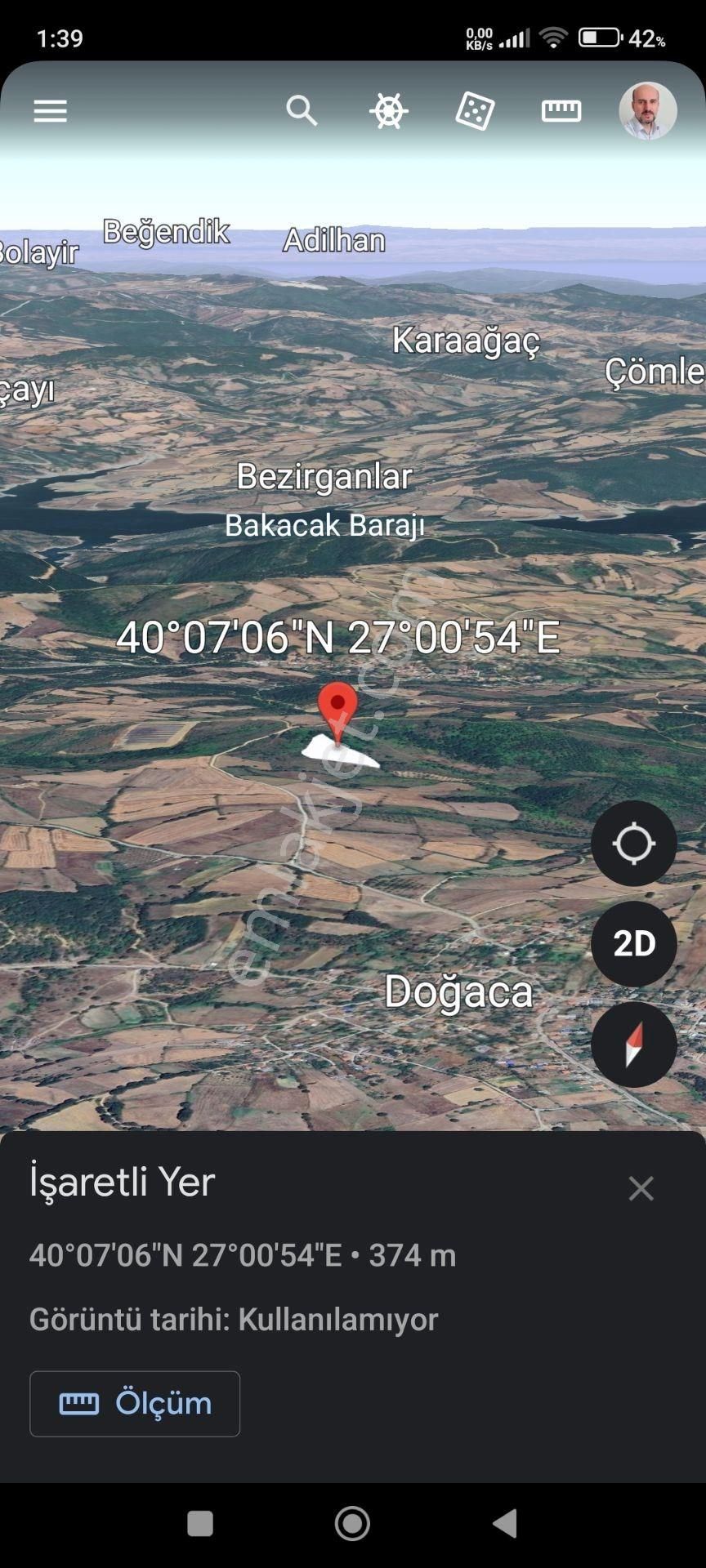 Doğaca Köyü 7000 M2 Yatırımlık Tarla Çan Çanakkale - Görsel 8