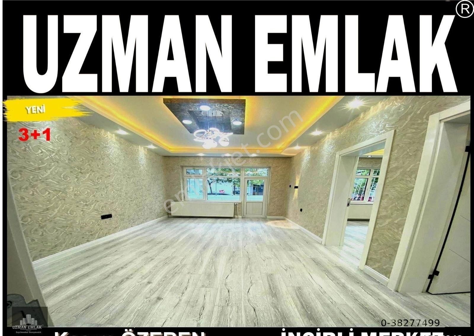 Uzman Emlak'dan Aşağıeğlence Mh.de Giriş Katta Ultralüx Yapılı Balkonlu Giriş Kat 3+1 Daire