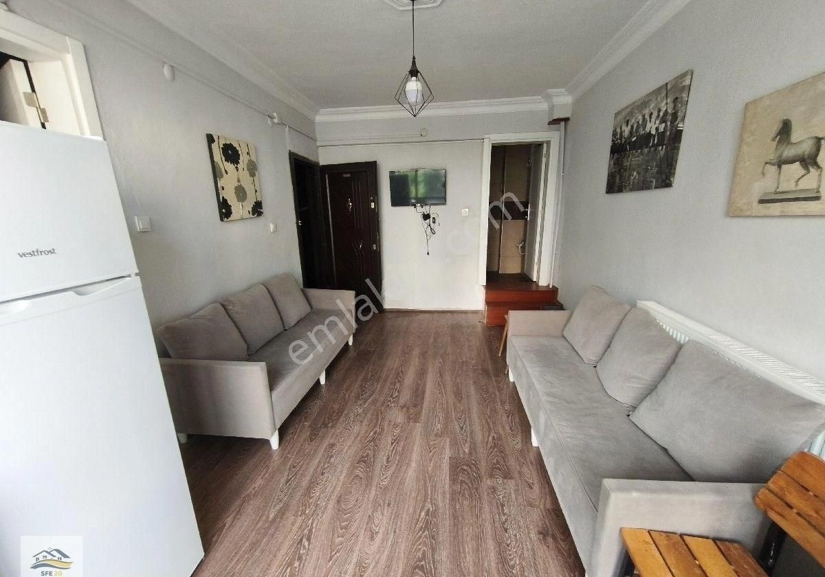 Kınıklı Bursa Caddesi Altında Güzel Lokasyonda Kiralık Arakat 1+1 Apart Daire